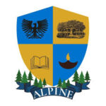School logo with symbols and colors